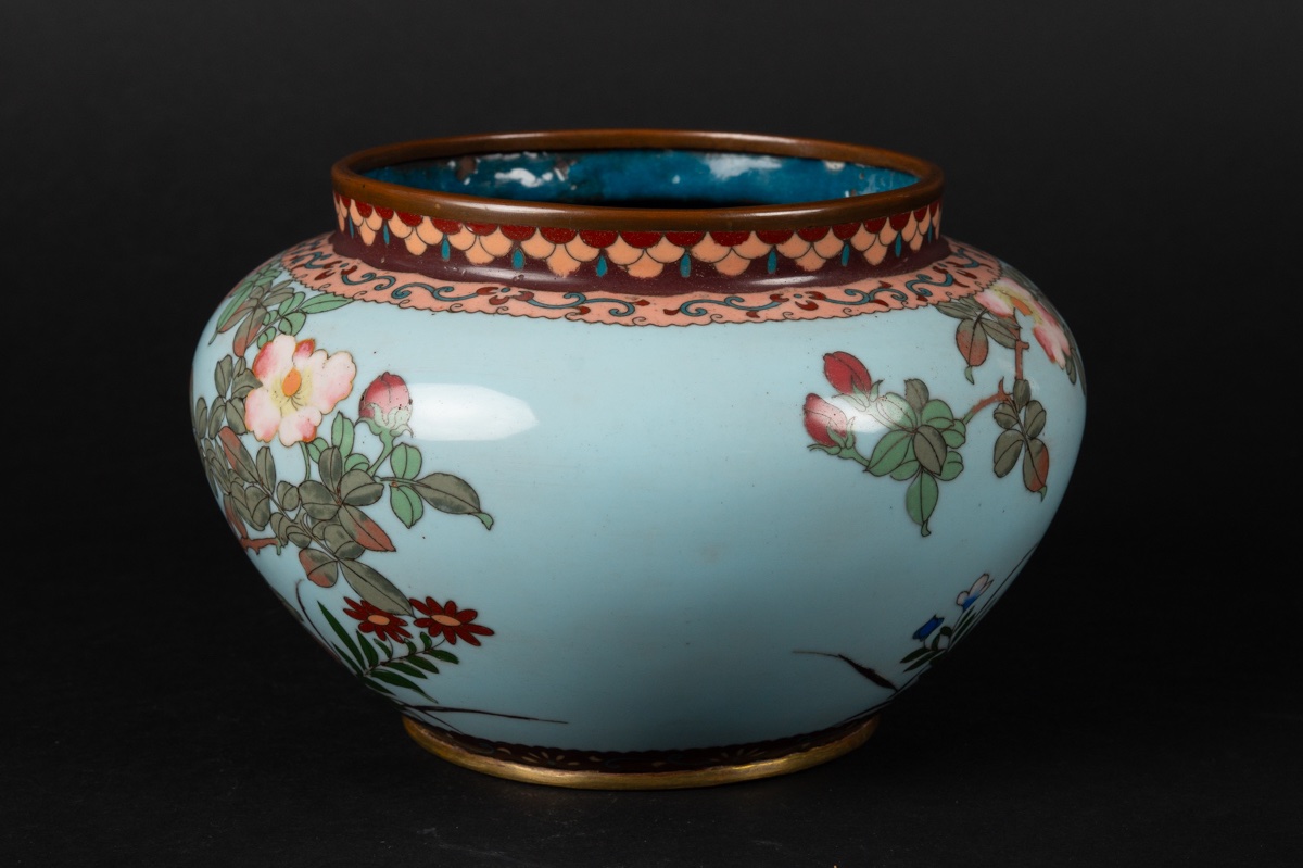 Cloisonné Planter, Japan, Meiji Era (1868-1912).  -photo-4