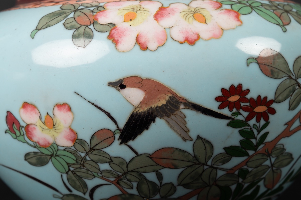 Cloisonné Planter, Japan, Meiji Era (1868-1912).  -photo-3