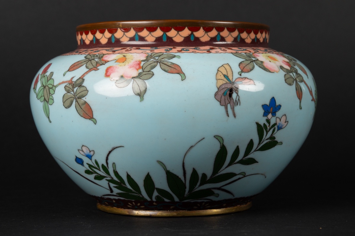 Cloisonné Planter, Japan, Meiji Era (1868-1912).  -photo-4
