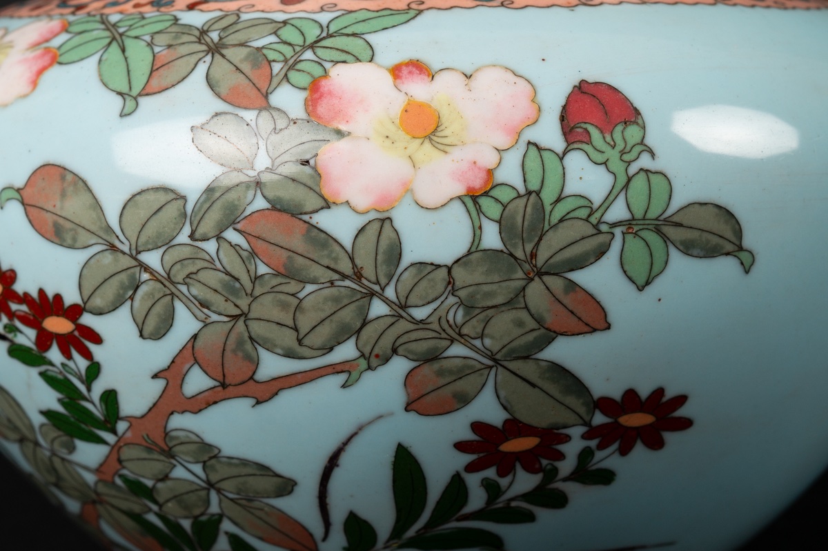 Cloisonné Planter, Japan, Meiji Era (1868-1912).  -photo-7