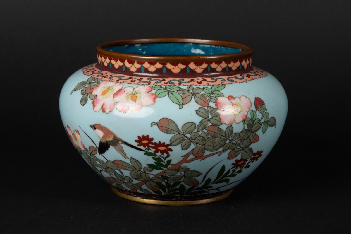 Cloisonné Planter, Japan, Meiji Era (1868-1912).  