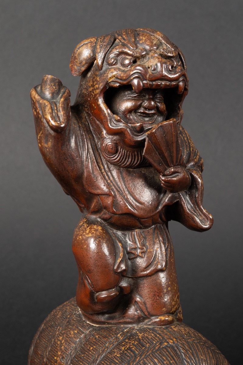 Danseur masqué, Bizen, Japon, XIXe-XXe siècle -photo-1