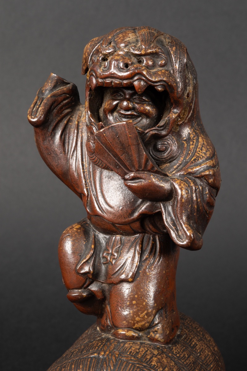 Danseur masqué, Bizen, Japon, XIXe-XXe siècle -photo-2
