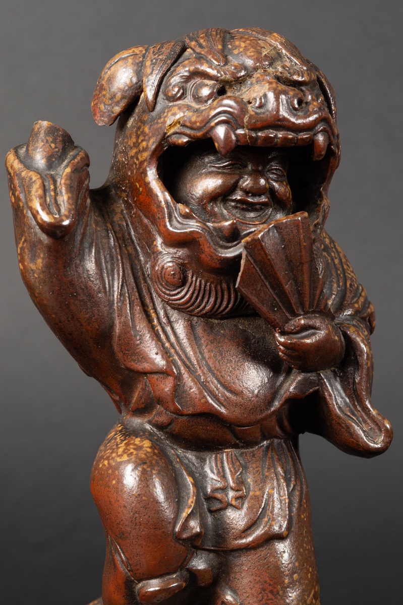 Danseur masqué, Bizen, Japon, XIXe-XXe siècle -photo-3