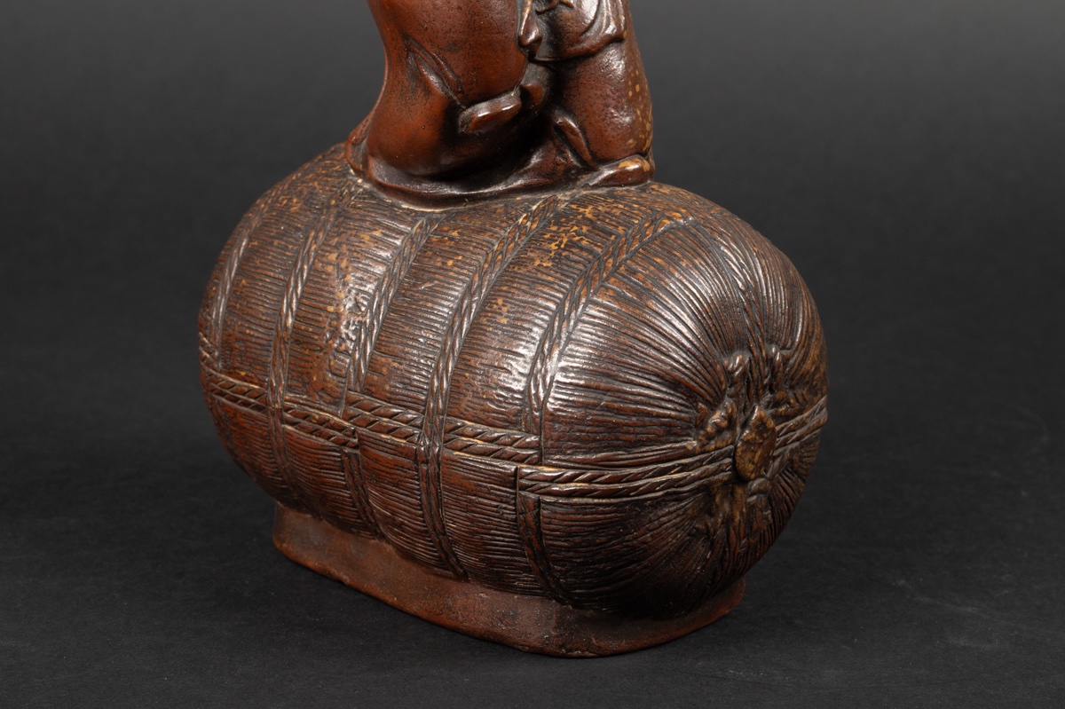 Danseur masqué, Bizen, Japon, XIXe-XXe siècle -photo-6