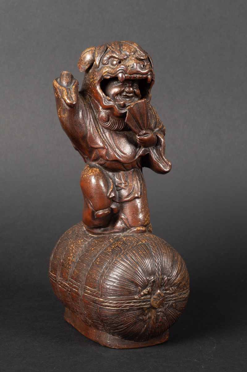 Danseur masqué, Bizen, Japon, XIXe-XXe siècle 