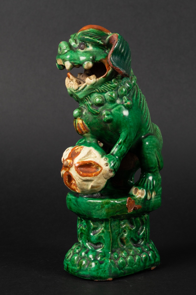 Chien Fo, Sancai, Ceramic, China, 19th Century.  -photo-2