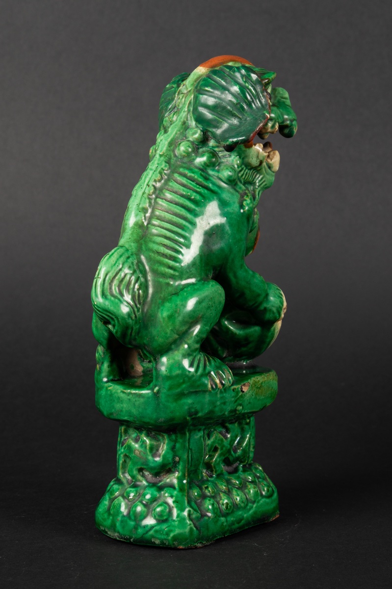 Chien Fo, Sancai, Ceramic, China, 19th Century.  -photo-4