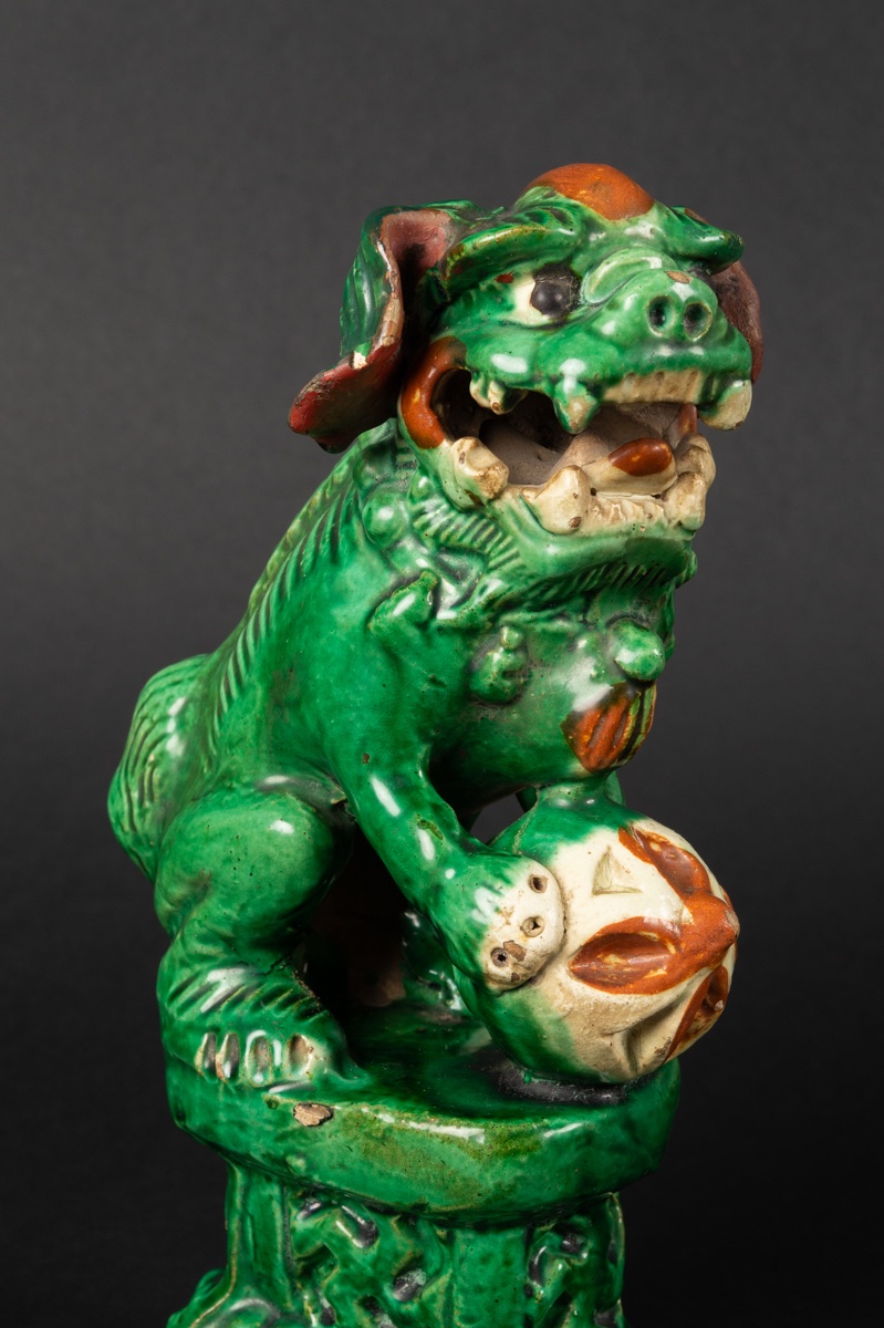 Chien Fo, Sancai, Ceramic, China, 19th Century.  -photo-1