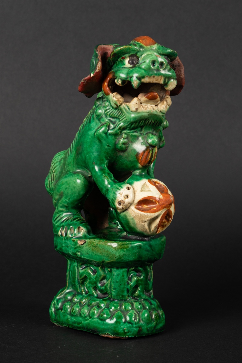 Chien Fo, Sancai, Ceramic, China, 19th Century.  