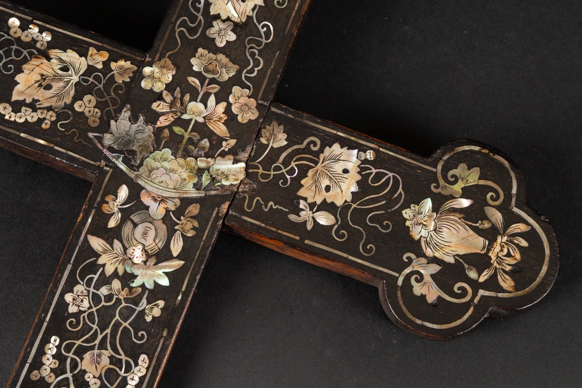 Inlaid Cross, Tonkin, Vietnam, 19th Century  -photo-6