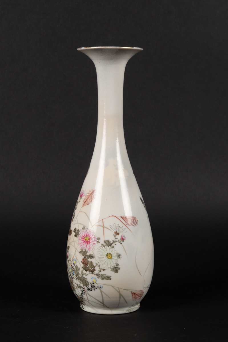 Vase With Kingfisher, Kutani, Japan, Meiji Period (1868-1912). -photo-4