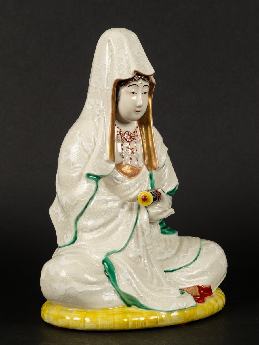 Kannon Bosatsu, Kutani, Japon, ère Meiji (1868-1912). -photo-2