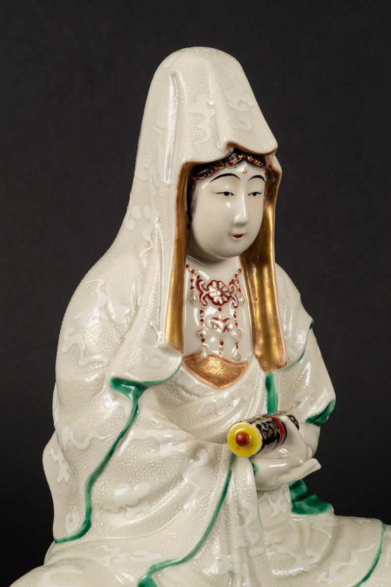 Kannon Bosatsu, Kutani, Japon, ère Meiji (1868-1912). -photo-2