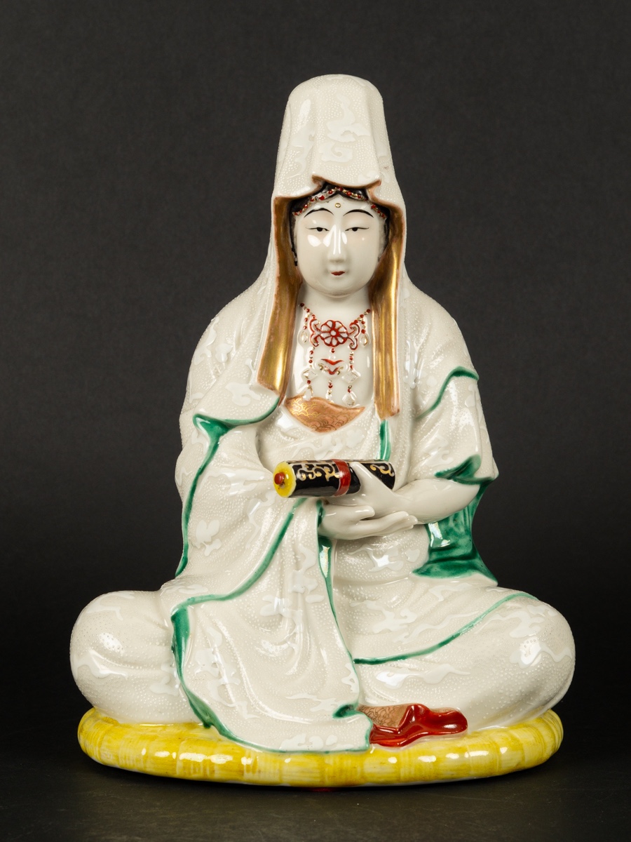 Kannon Bosatsu, Kutani, Japon, ère Meiji (1868-1912).