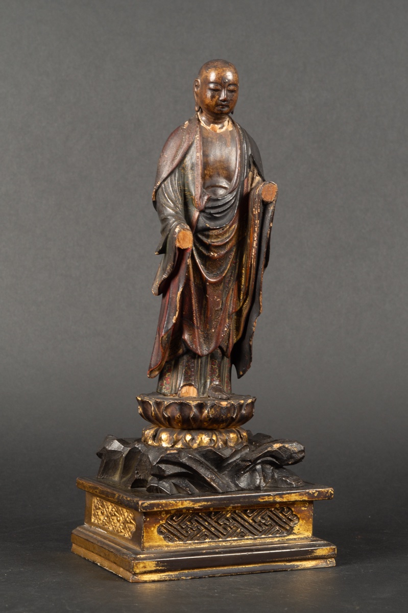 Jizō Bosatsu, Polychrome Wood, Japan, Edo Period (1603-1868). -photo-2