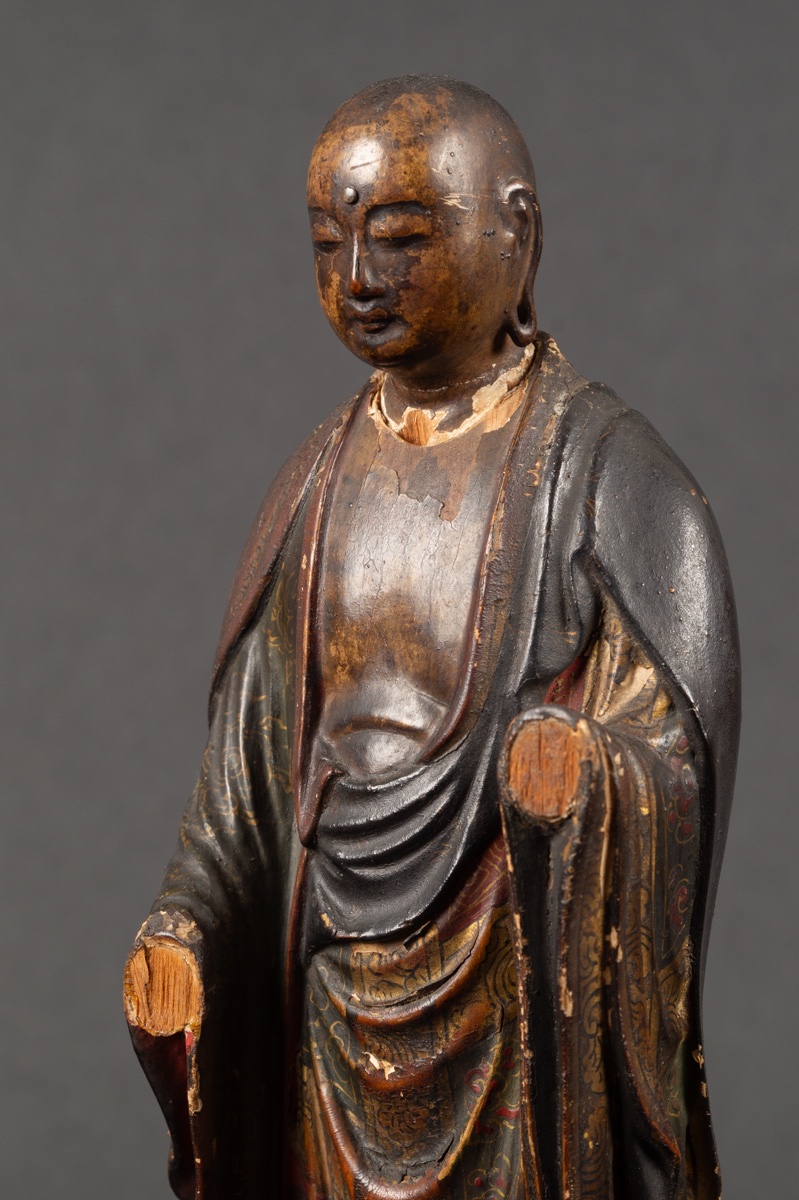 Jizō Bosatsu, Polychrome Wood, Japan, Edo Period (1603-1868). -photo-2