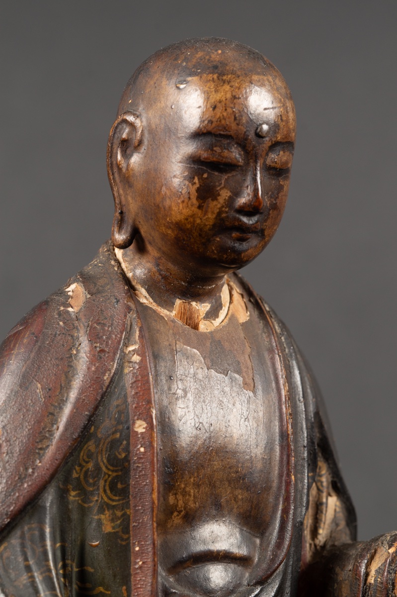Jizō Bosatsu, Polychrome Wood, Japan, Edo Period (1603-1868). -photo-3