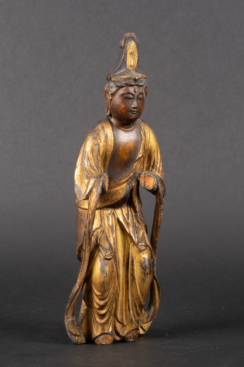 Seishi Bosatsu, Gilded Wood, Japan, Edo Period (1603-1868).  -photo-3