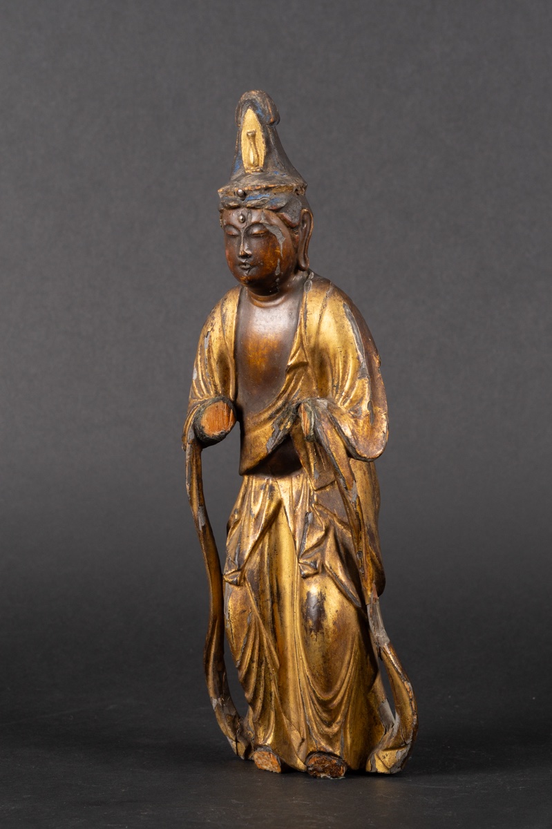 Seishi Bosatsu, Gilded Wood, Japan, Edo Period (1603-1868).  -photo-4