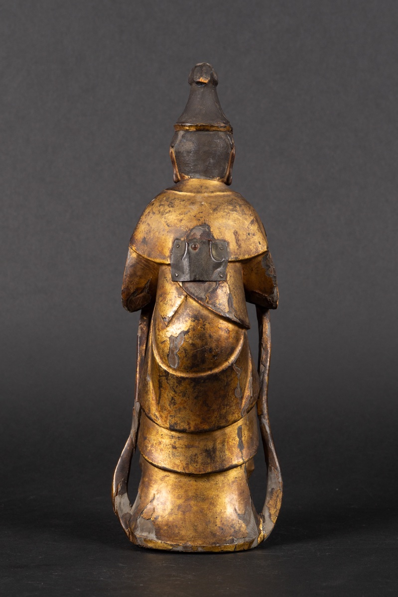 Seishi Bosatsu, Gilded Wood, Japan, Edo Period (1603-1868).  -photo-1