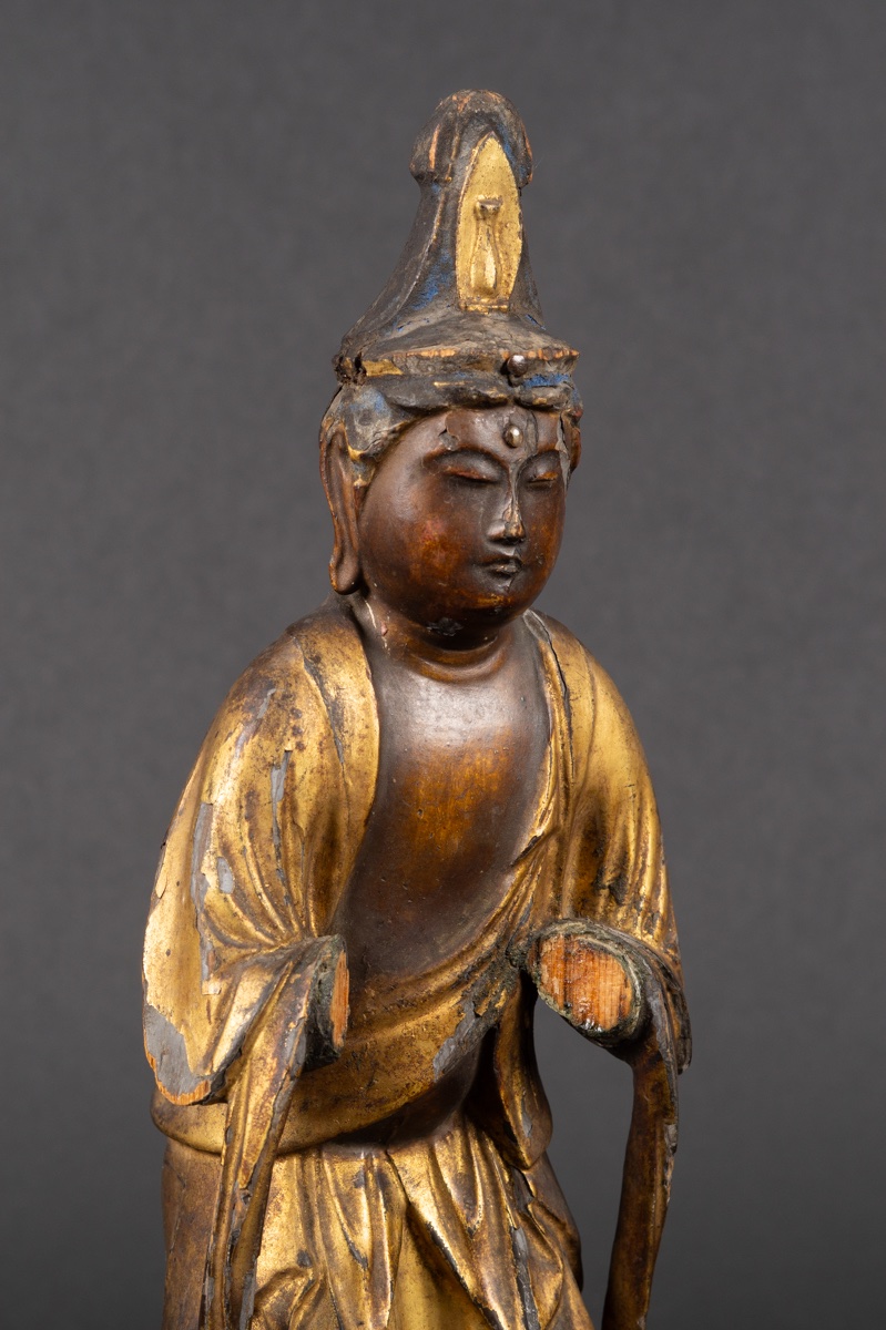 Seishi Bosatsu, Gilded Wood, Japan, Edo Period (1603-1868).  -photo-3