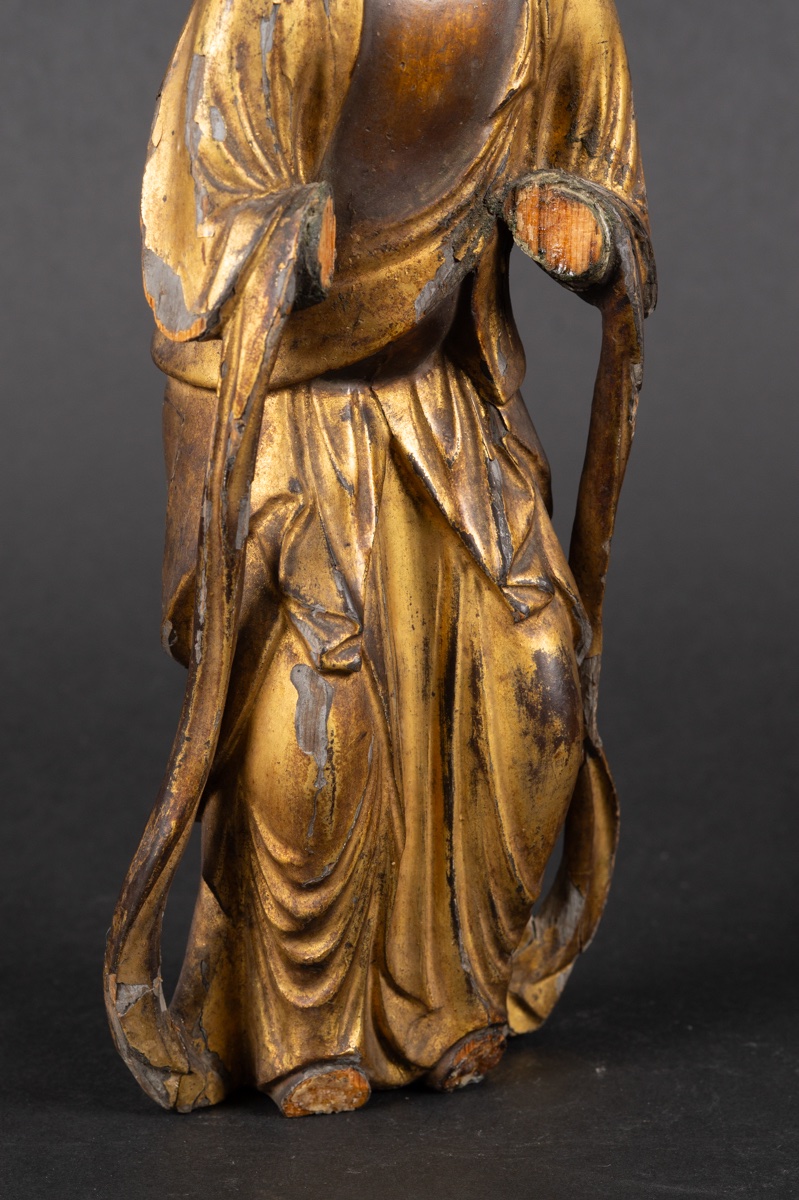 Seishi Bosatsu, Gilded Wood, Japan, Edo Period (1603-1868).  -photo-4