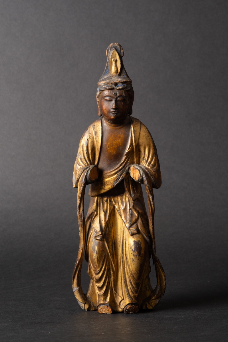 Seishi Bosatsu, Gilded Wood, Japan, Edo Period (1603-1868).  