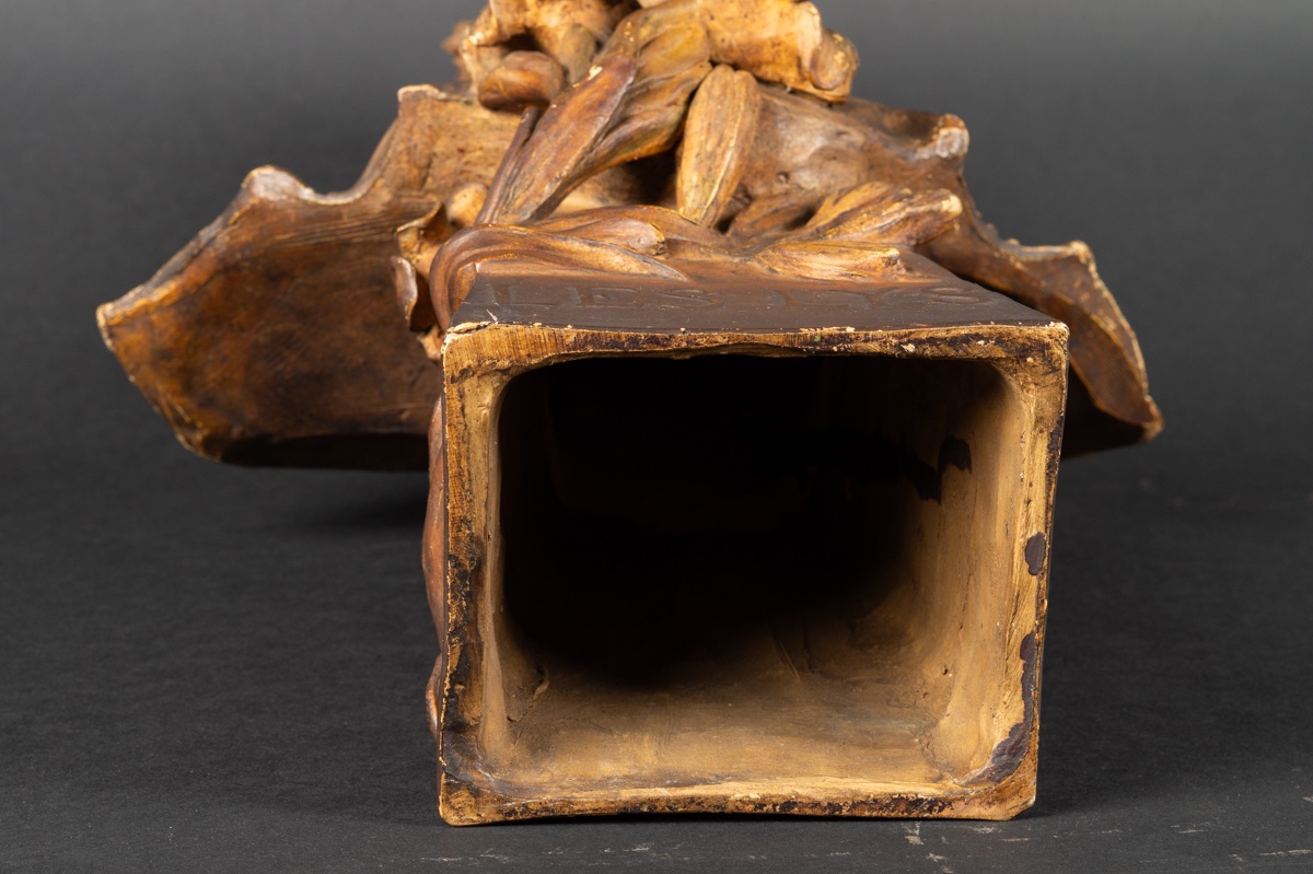 Bust Of A Woman "the Lilies", Goldscheider, Austria, Art Nouveau, Circa 1900. -photo-8