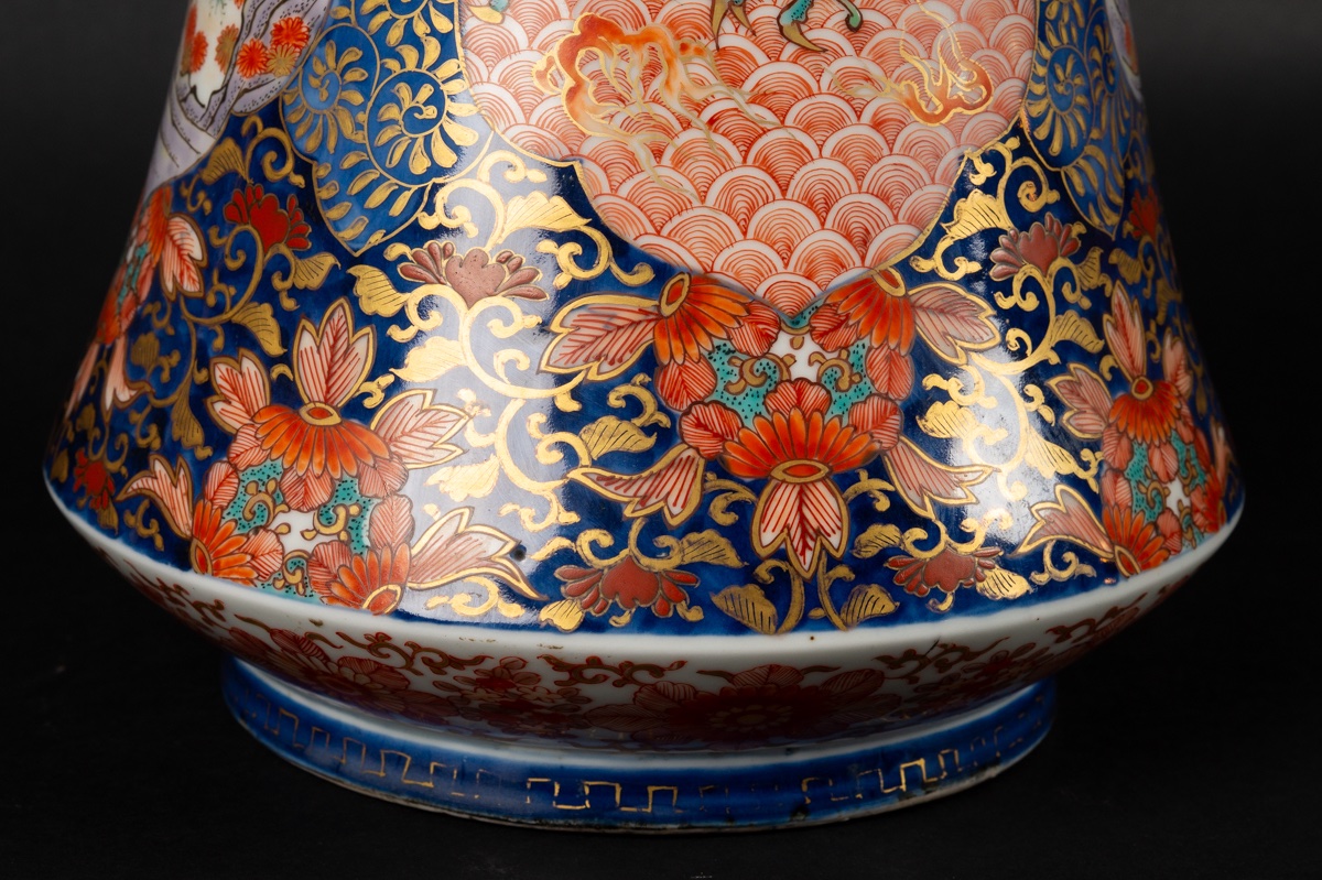 Vase With Dragons And Phoenix, Fukagawa - Koransha, Arita - Imari, Japan, Meiji Era (1868-1912). -photo-6