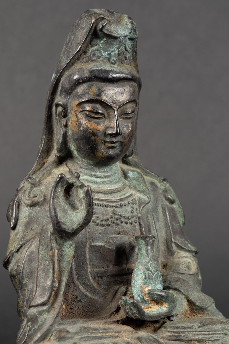 Guanyin, Bronze, China, Qing Dynasty (1644-1912).  -photo-2