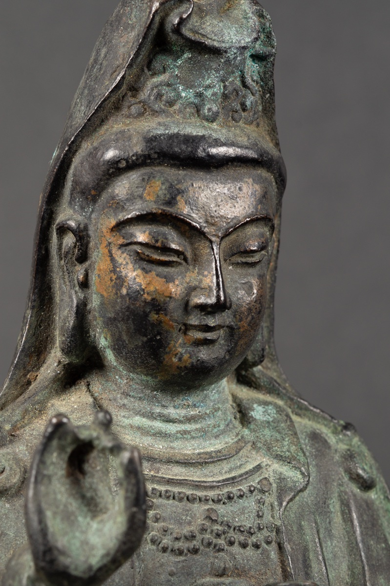 Guanyin, Bronze, China, Qing Dynasty (1644-1912).  -photo-3
