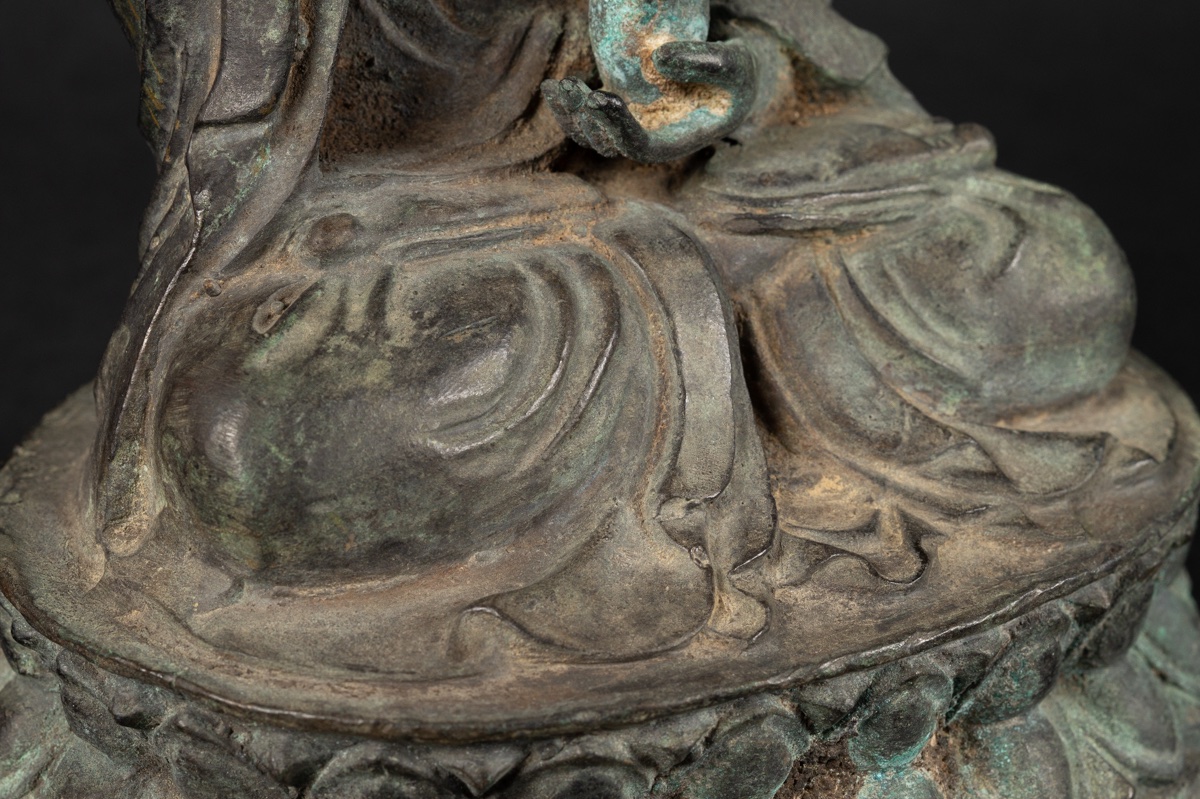 Guanyin, Bronze, China, Qing Dynasty (1644-1912).  -photo-4