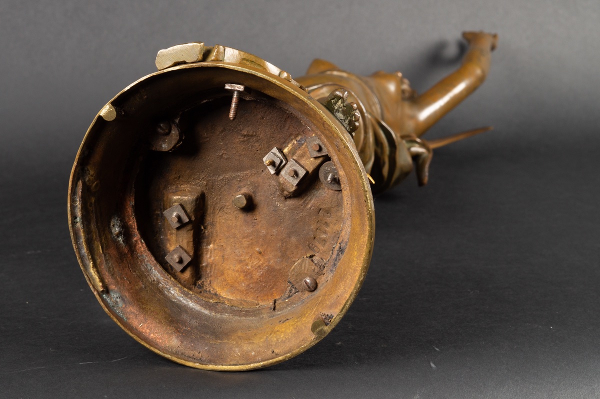 Shepherd's Star, Henri Louis Levasseur (1853-1934), Bronze, France, 19th Century -photo-8