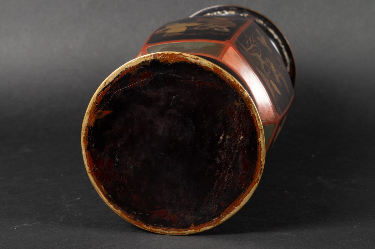 Vase en bronze décoré de laque, Chine/Japon, XIXe siècle. -photo-7