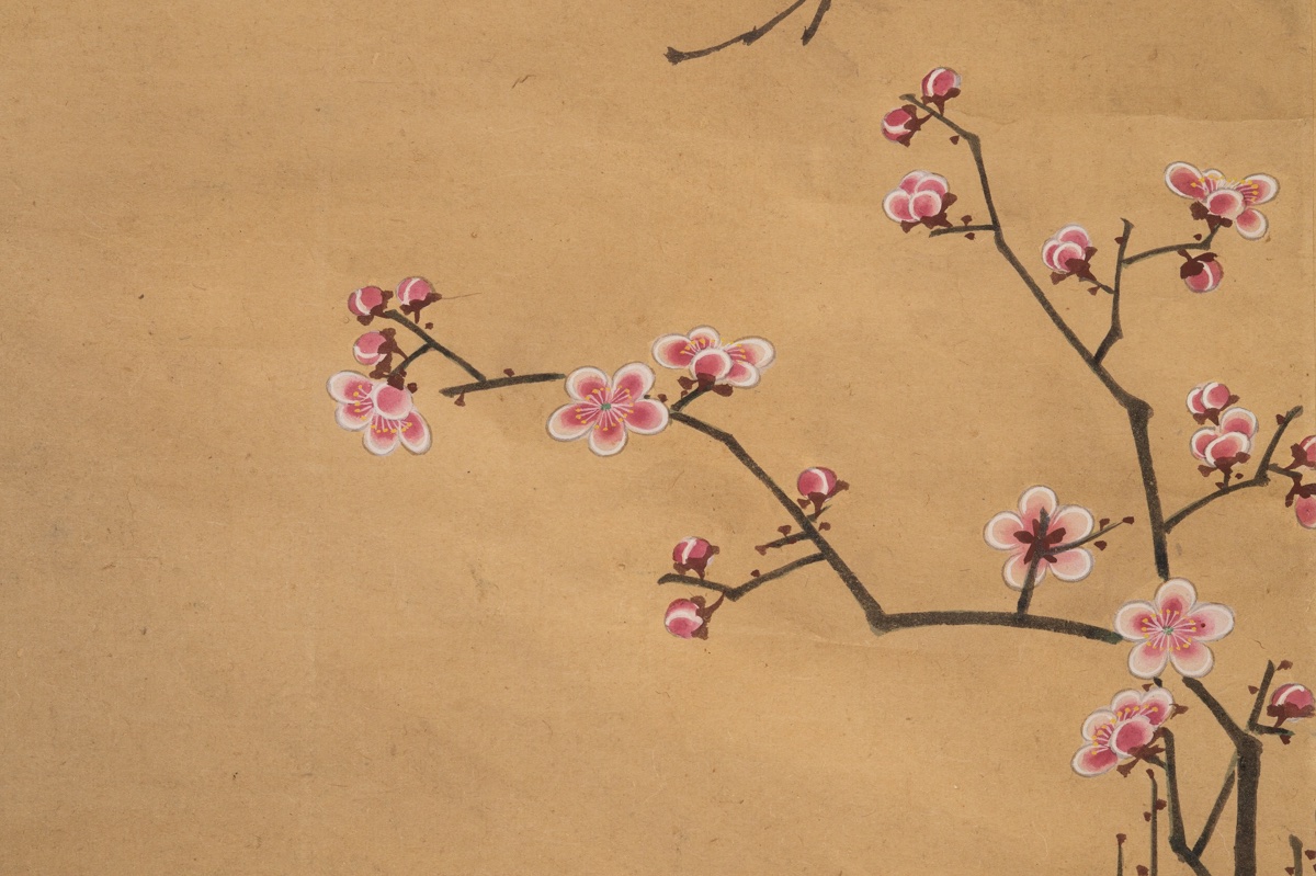 Couple de grues et tortue, Kanō, kakemono, Japon, XIXe siècle. -photo-4