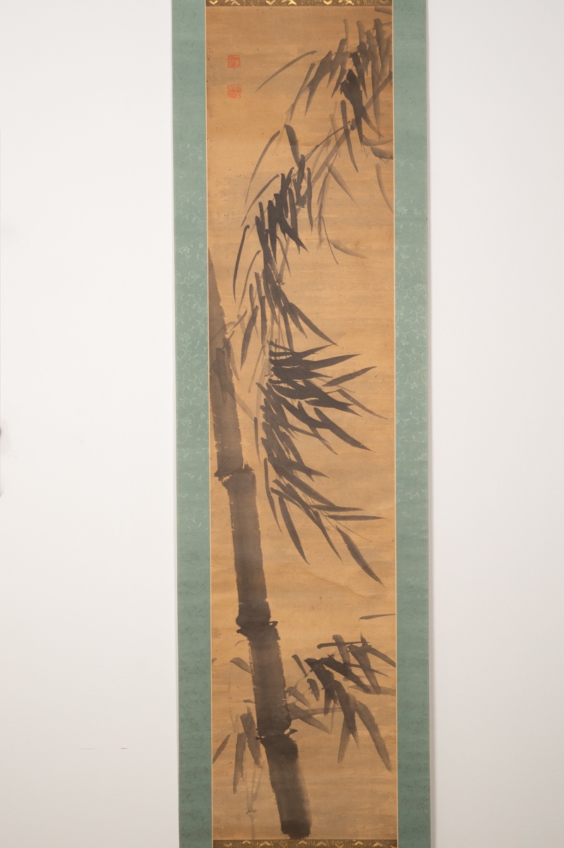 Bamboo, Chūhō, Sumi-e, Kakemono, Japan, 19th Century.-photo-3