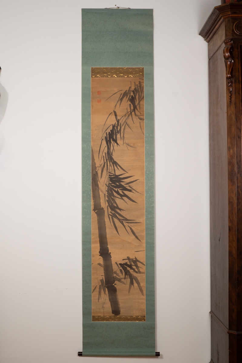 Bamboo, Chūhō, Sumi-e, Kakemono, Japan, 19th Century.