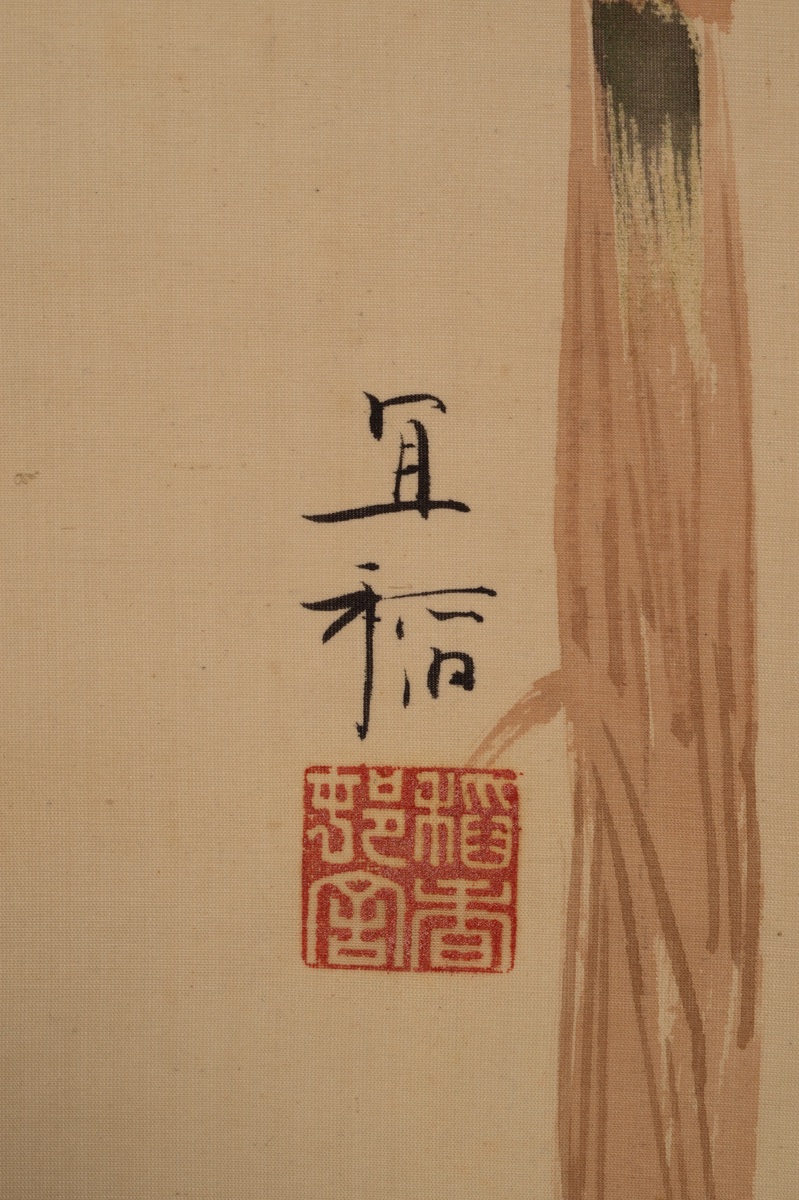Bambou et oiseau, Yoshine, kakemono, Japon, XIXe-XXe siècle.-photo-5