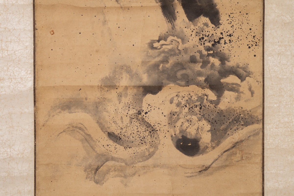 Dragon And Mount Fuji, Tani Bunchō?, Kakemono, Japan, 19th Century.-photo-1