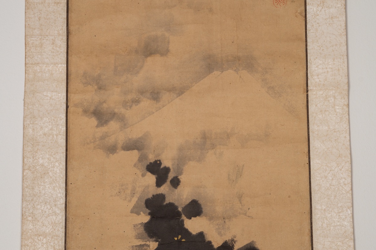 Dragon And Mount Fuji, Tani Bunchō?, Kakemono, Japan, 19th Century.-photo-4