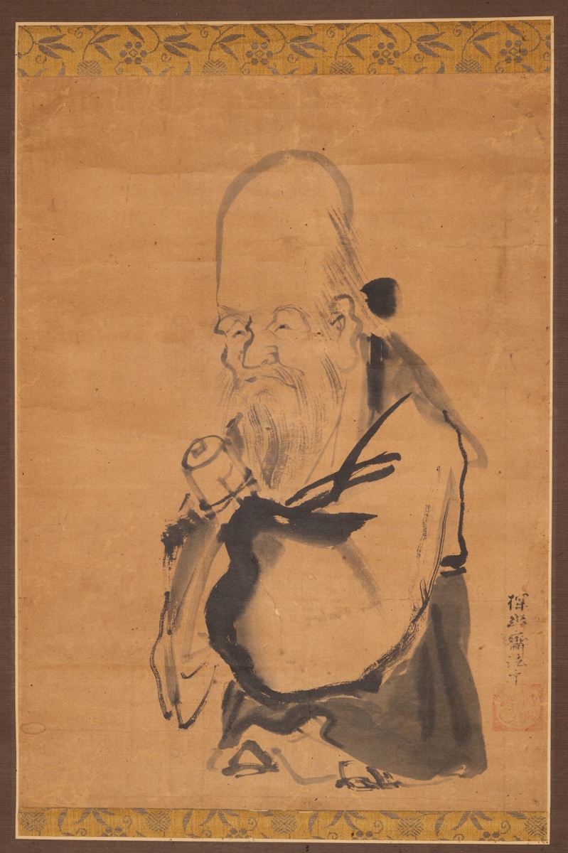 Jurōjin, Kanō Tan'yū? Kakemono, Sumi-e, Japan, Edo Period, 17th-18th Century. -photo-2