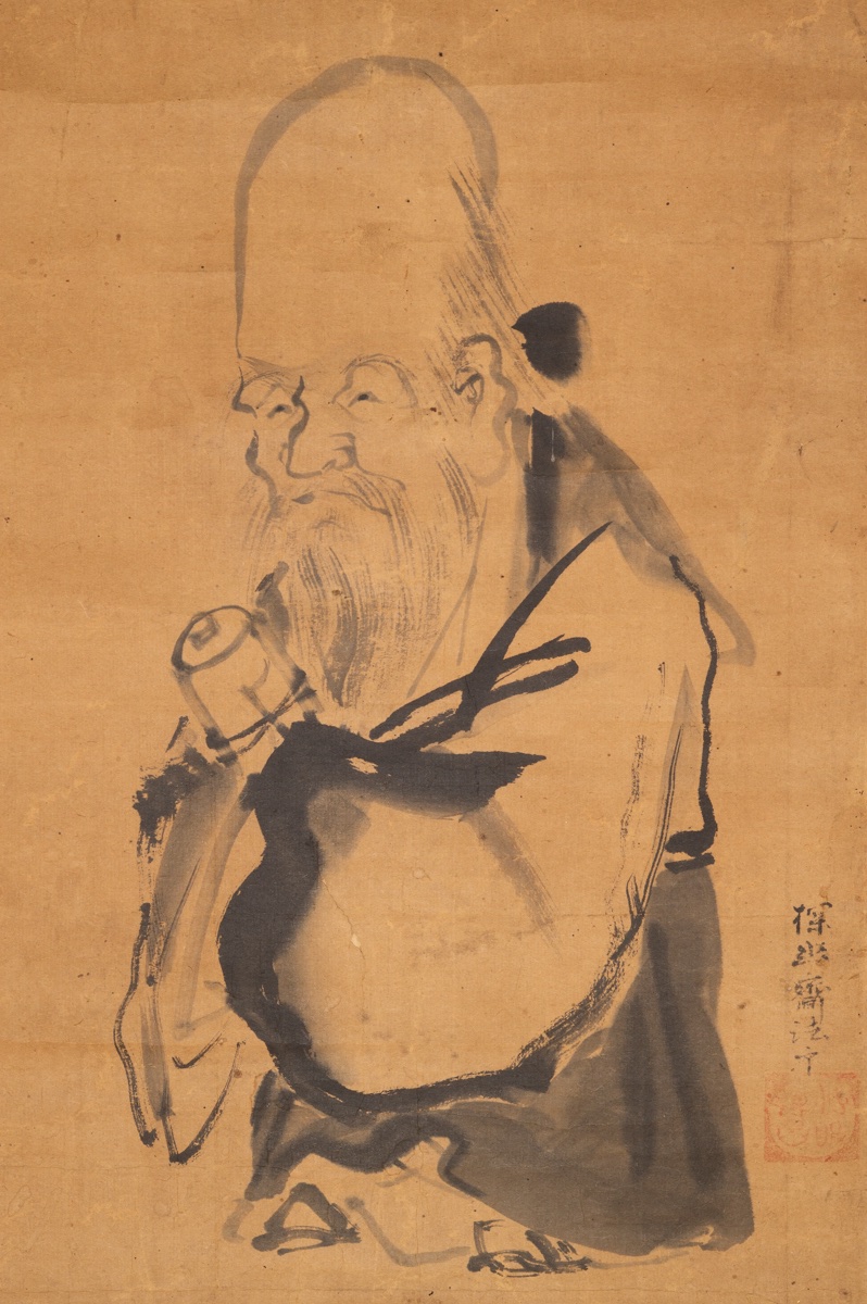 Jurōjin, Kanō Tan'yū? Kakemono, Sumi-e, Japan, Edo Period, 17th-18th Century. -photo-4