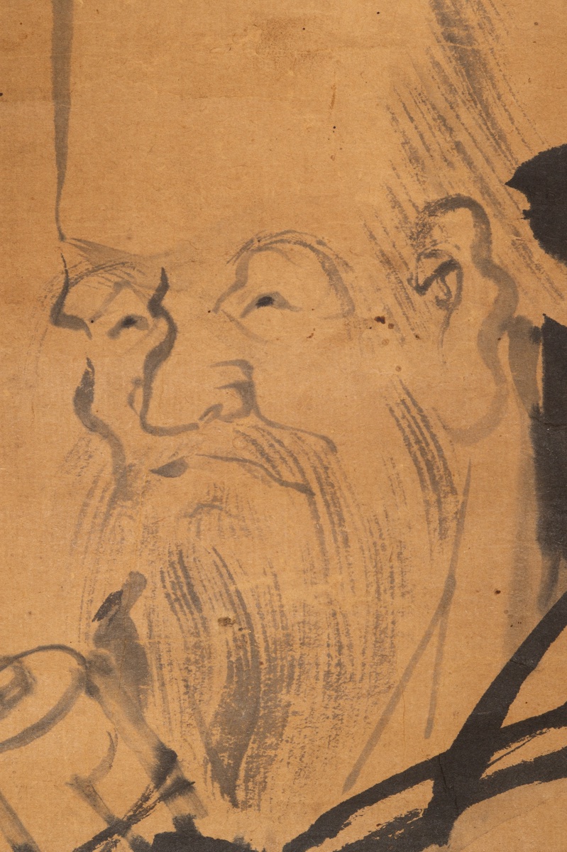 Jurōjin, Kanō Tan'yū? Kakemono, Sumi-e, Japan, Edo Period, 17th-18th Century. -photo-2