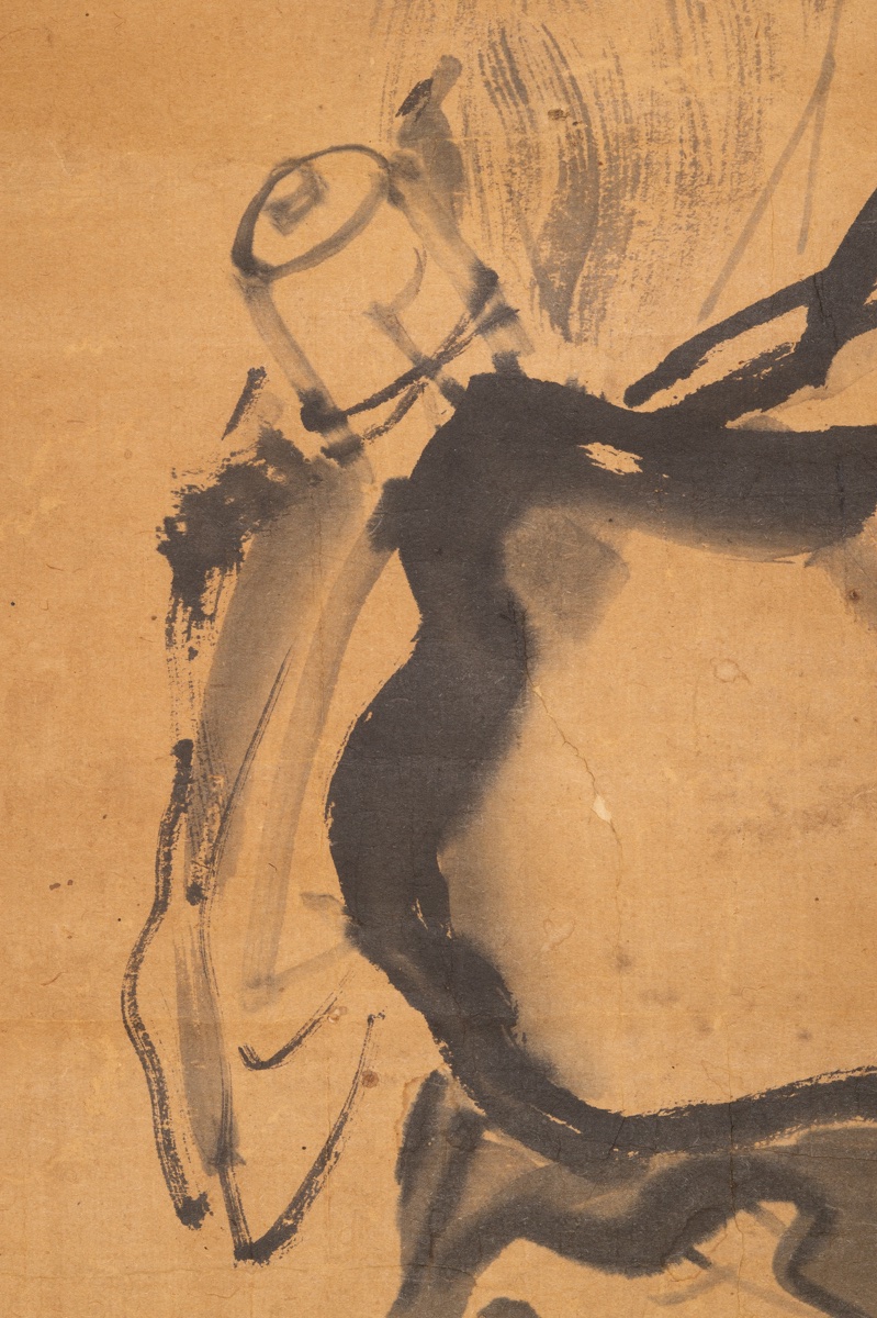 Jurōjin, Kanō Tan'yū? Kakemono, Sumi-e, Japan, Edo Period, 17th-18th Century. -photo-3