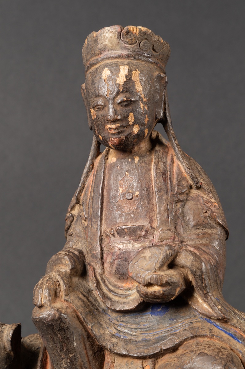 Bodhisattva On A Cow, China, Qing Dynasty, 18th-19th Century -photo-4