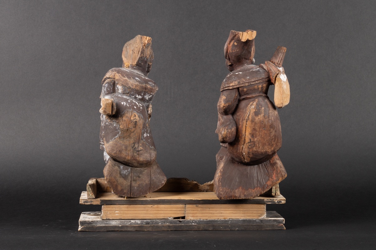 Two Celestial Generals, Japan, Edo Period, 17th Century. -photo-4