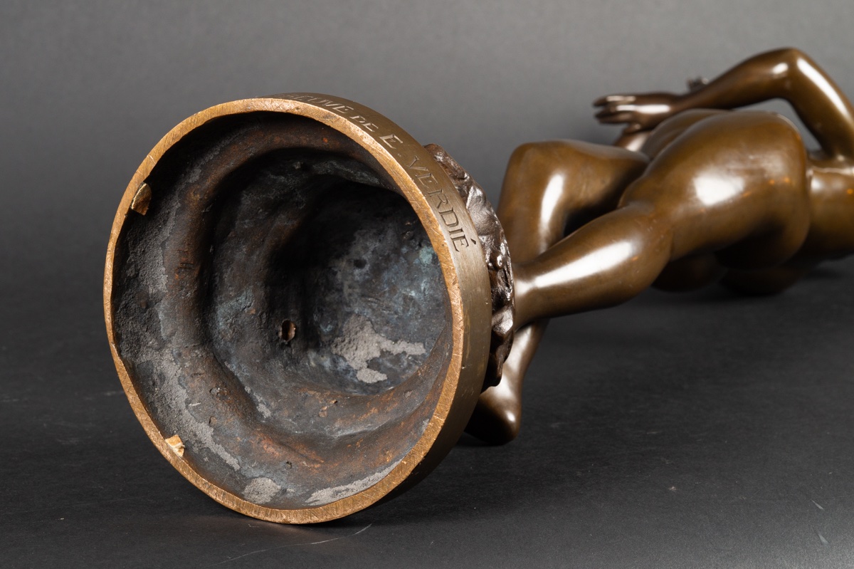 Femme à l'amphore, bronze, Val D’Osne, 58 boulevard Voltaire, Paris, XIXe siècle. -photo-8