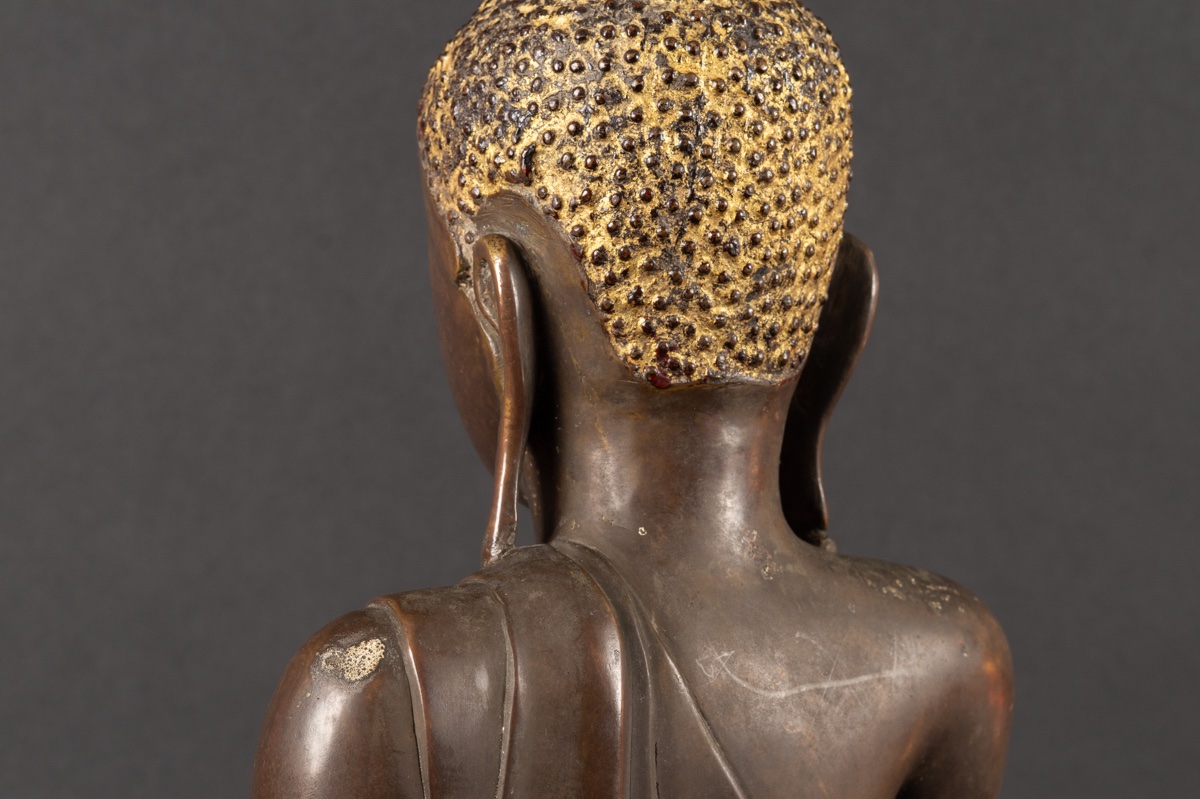 Mandalay Buddha, Bronze, Burma, 19th Century.  -photo-8