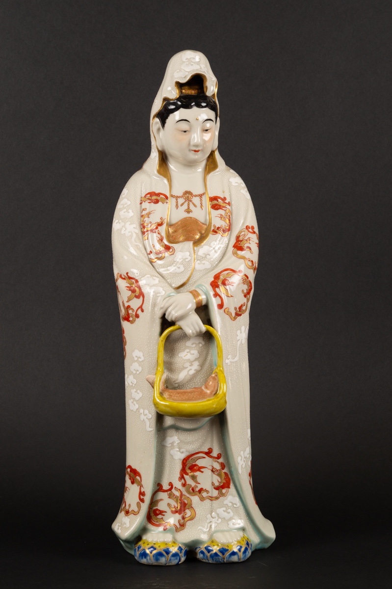 Kannon Bosatsu, Kutani, Kogetsu, Japan, Meiji Period (1868-1912).  